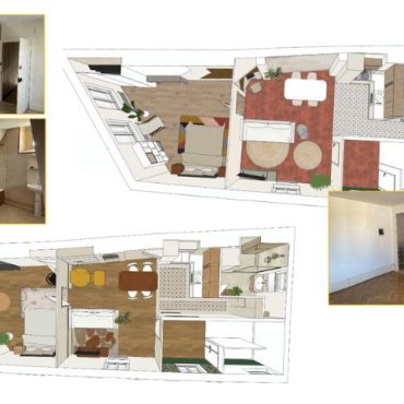 RENOVATION DE 2 APPARTEMENTS A PIERRE-DE-BRESSE (71)