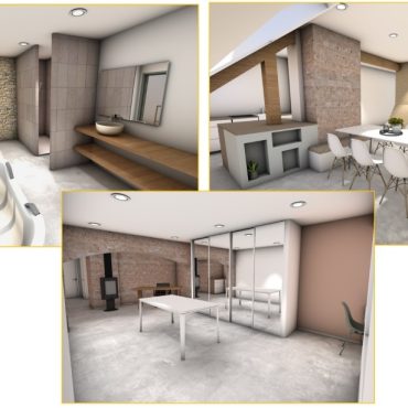 RENOVATION D’UNE HABITATION ET D’UNE GRANGE A FRONTENAY (39) RENOVATION D’UNE HABITATION ET D’UNE GRANGE A FRONTENAY (39)